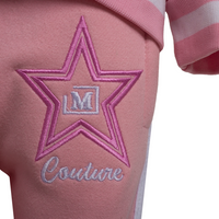 MDB Couture Kid's M-Star Fur Hooded Fleece Sweatsuit - Soft