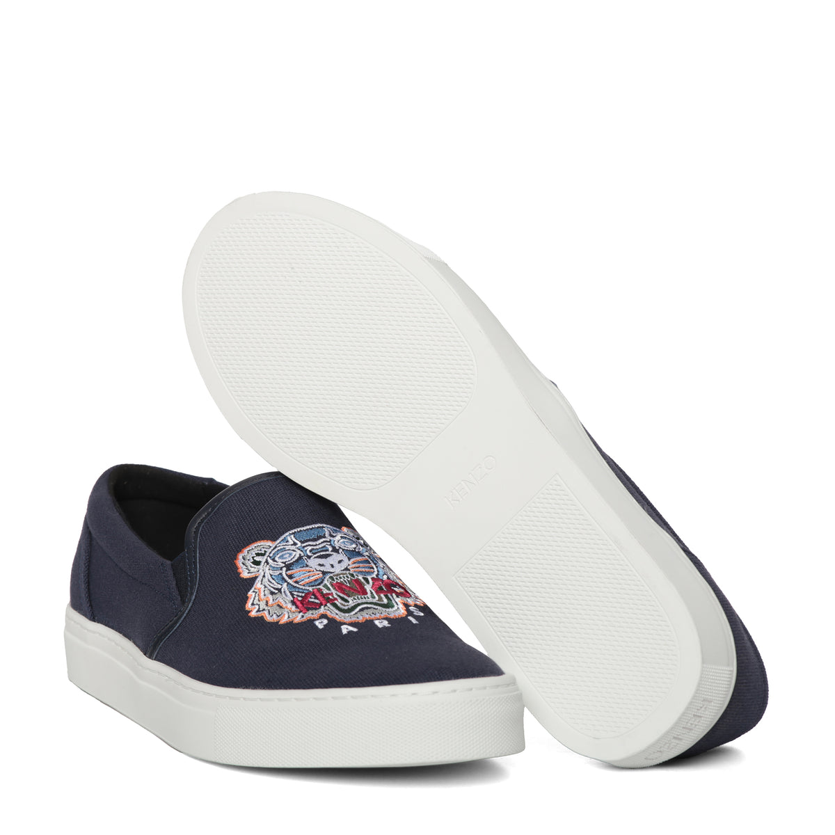 Kenzo Men's Embroidered K-Skate Tiger Slip-On Sneakers