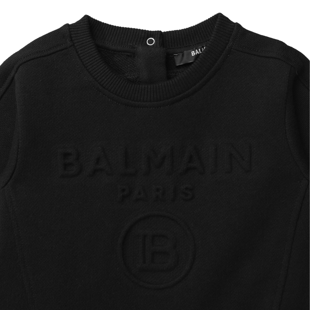 Balmain Kids Toddler's Embossed Logo Sweatshirt