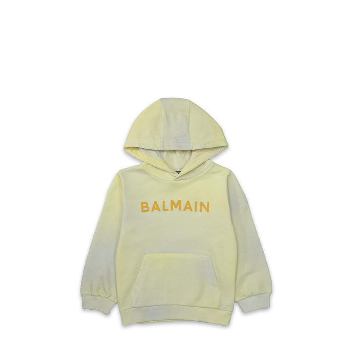 Balmain Kids Ombre Logo Hoodie