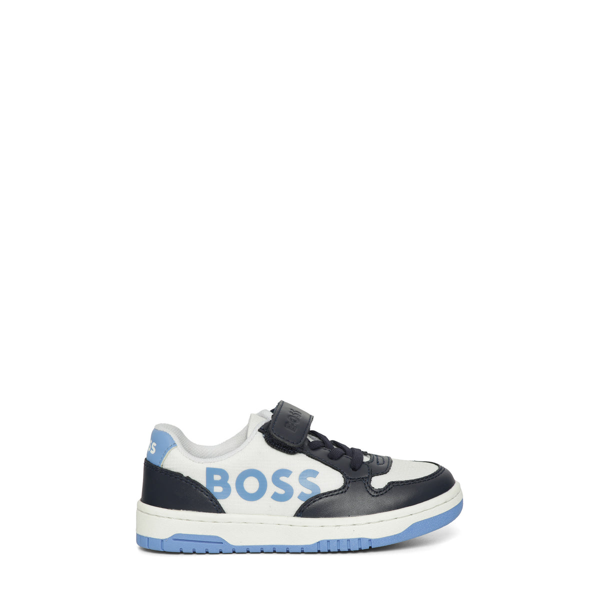 Hugo Boss Kids Side Logo Strap Sneakers