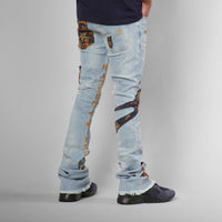 MDB Couture Men's Gallery Threads Stacked Jeans