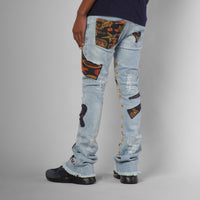 MDB Couture Men's Gallery Threads Stacked Jeans