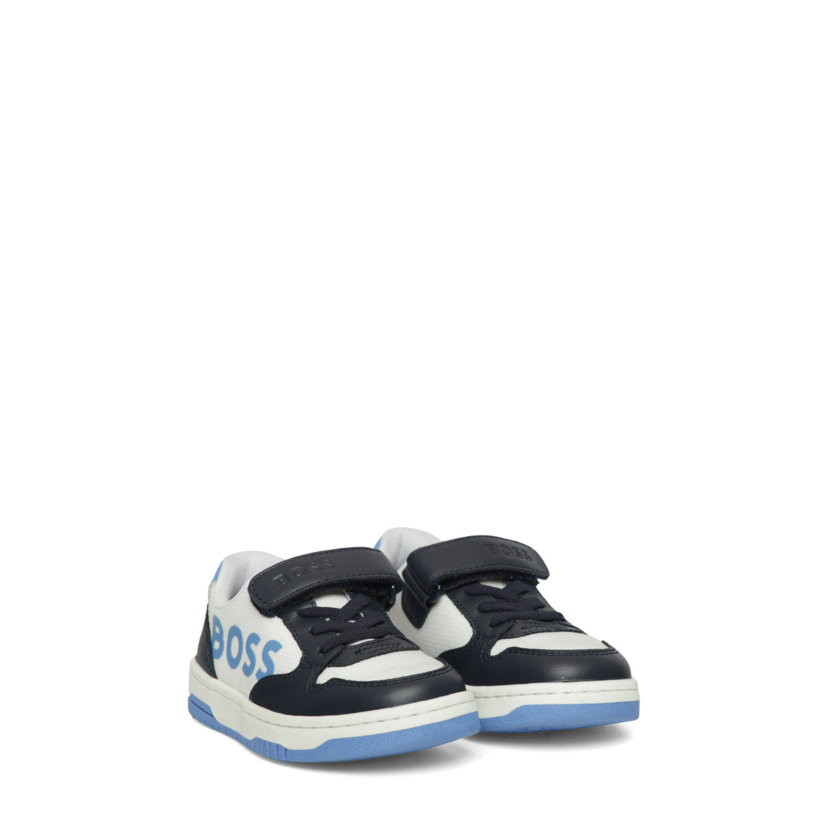 Hugo Boss Kids Side Logo Strap Sneakers