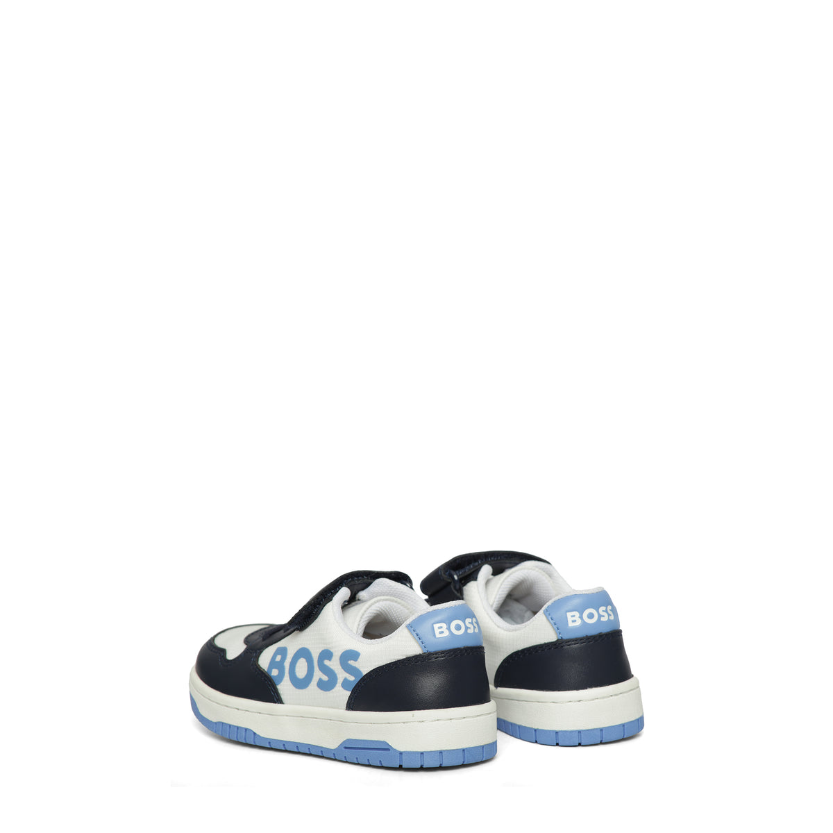 Hugo Boss Kids Side Logo Strap Sneakers