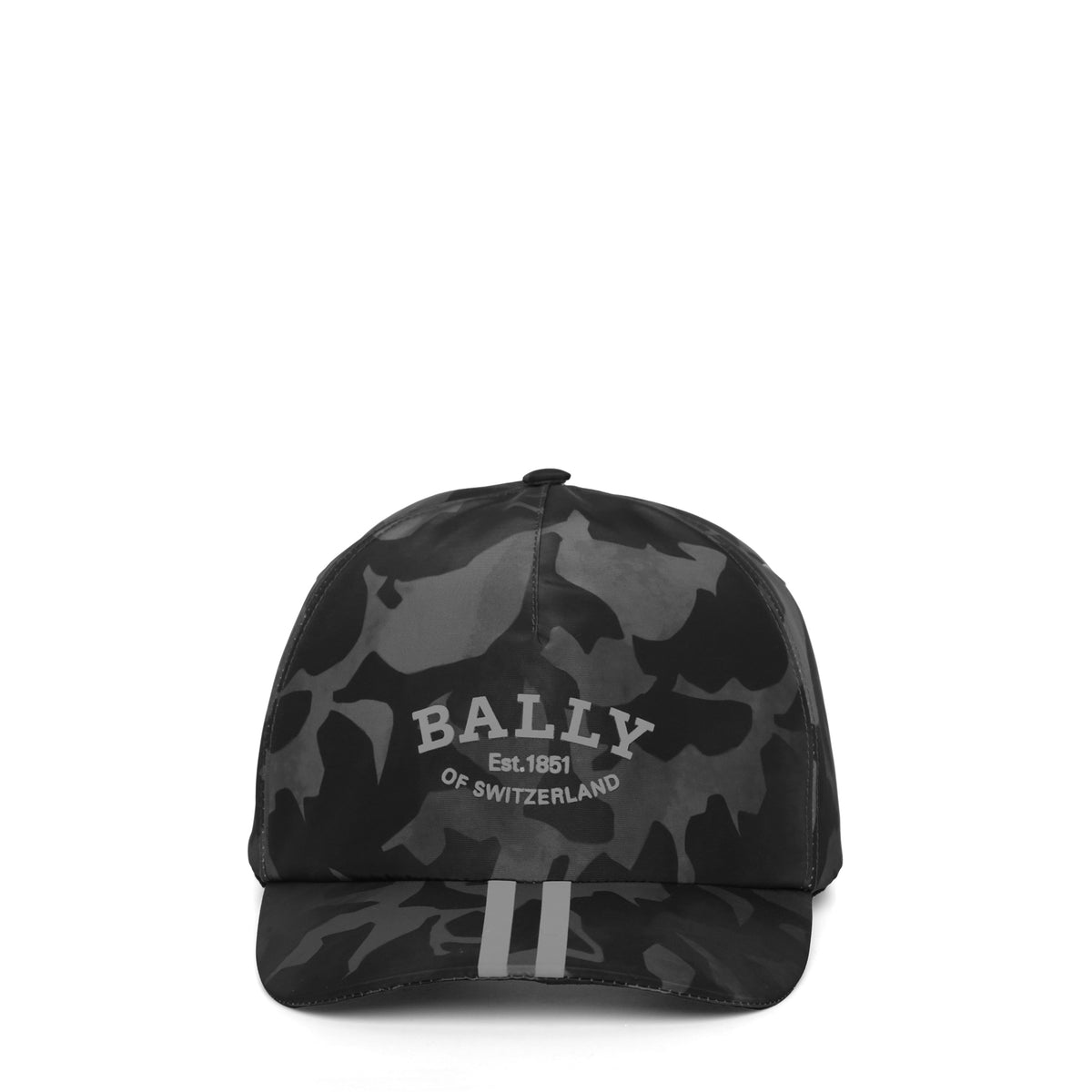 Bally Camouflage Print Baseball Cap