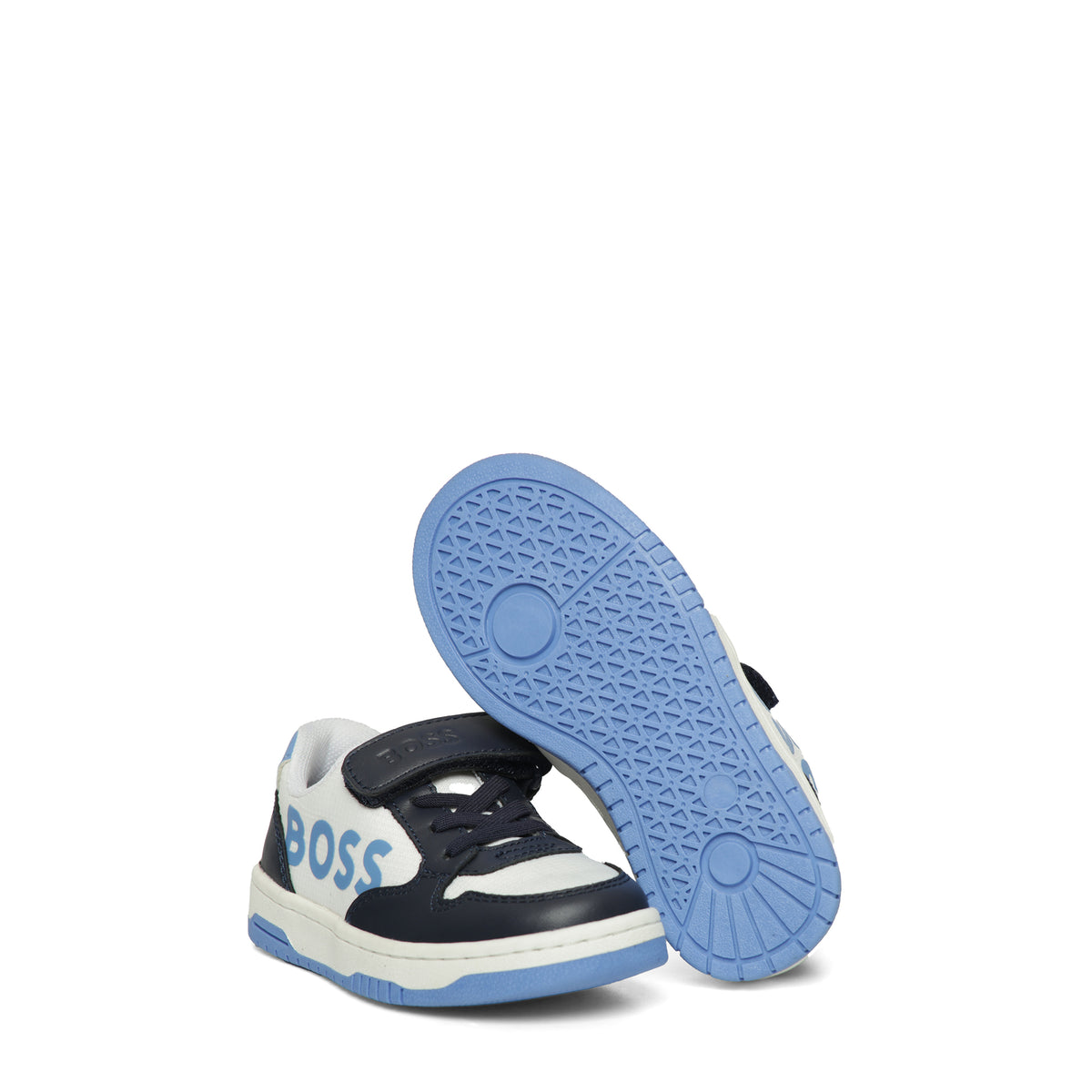 Hugo Boss Kids Side Logo Strap Sneakers