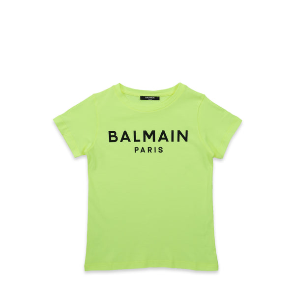 Balmain Kids Classic Text Logo T-Shirt