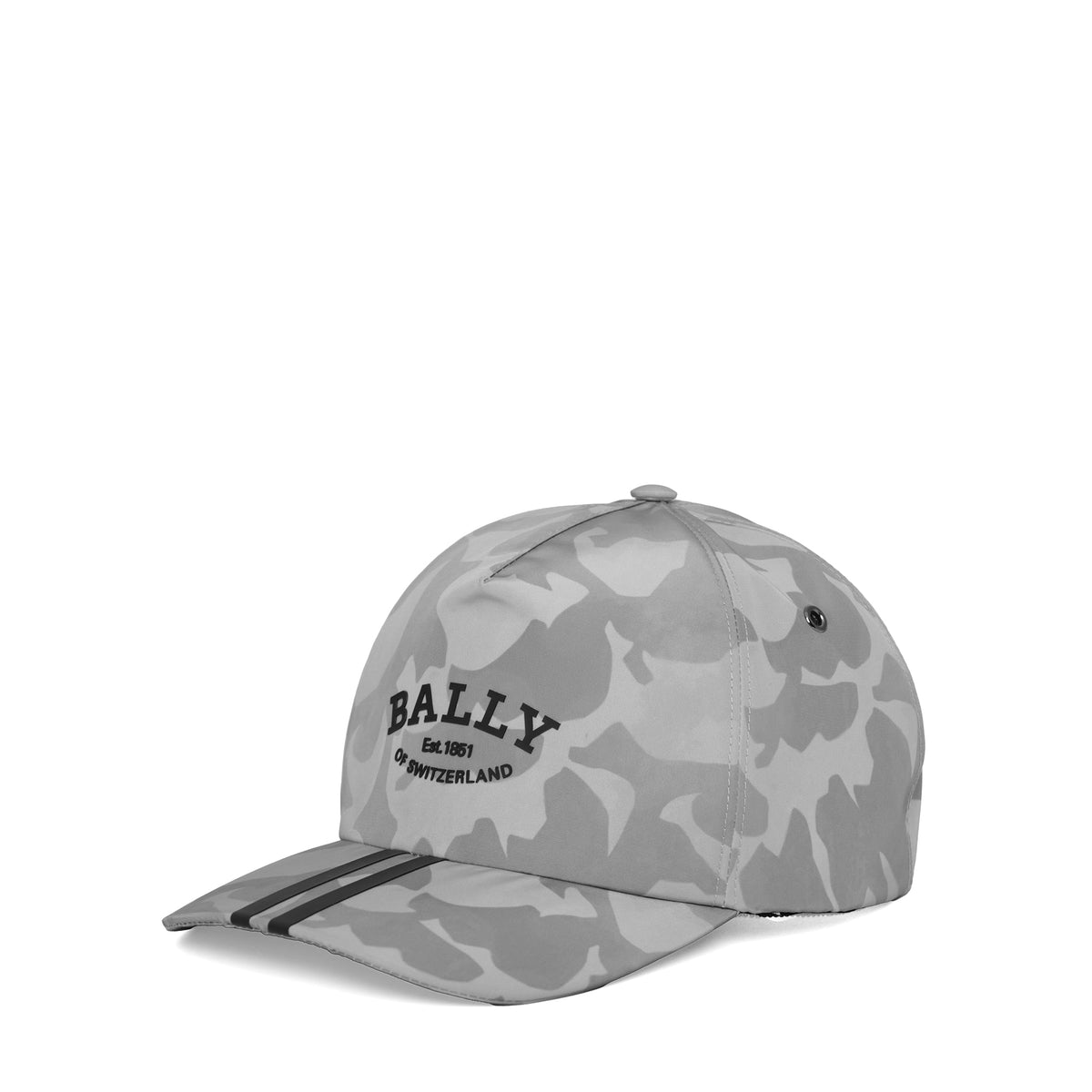 Bally Camouflage Print Baseball Cap