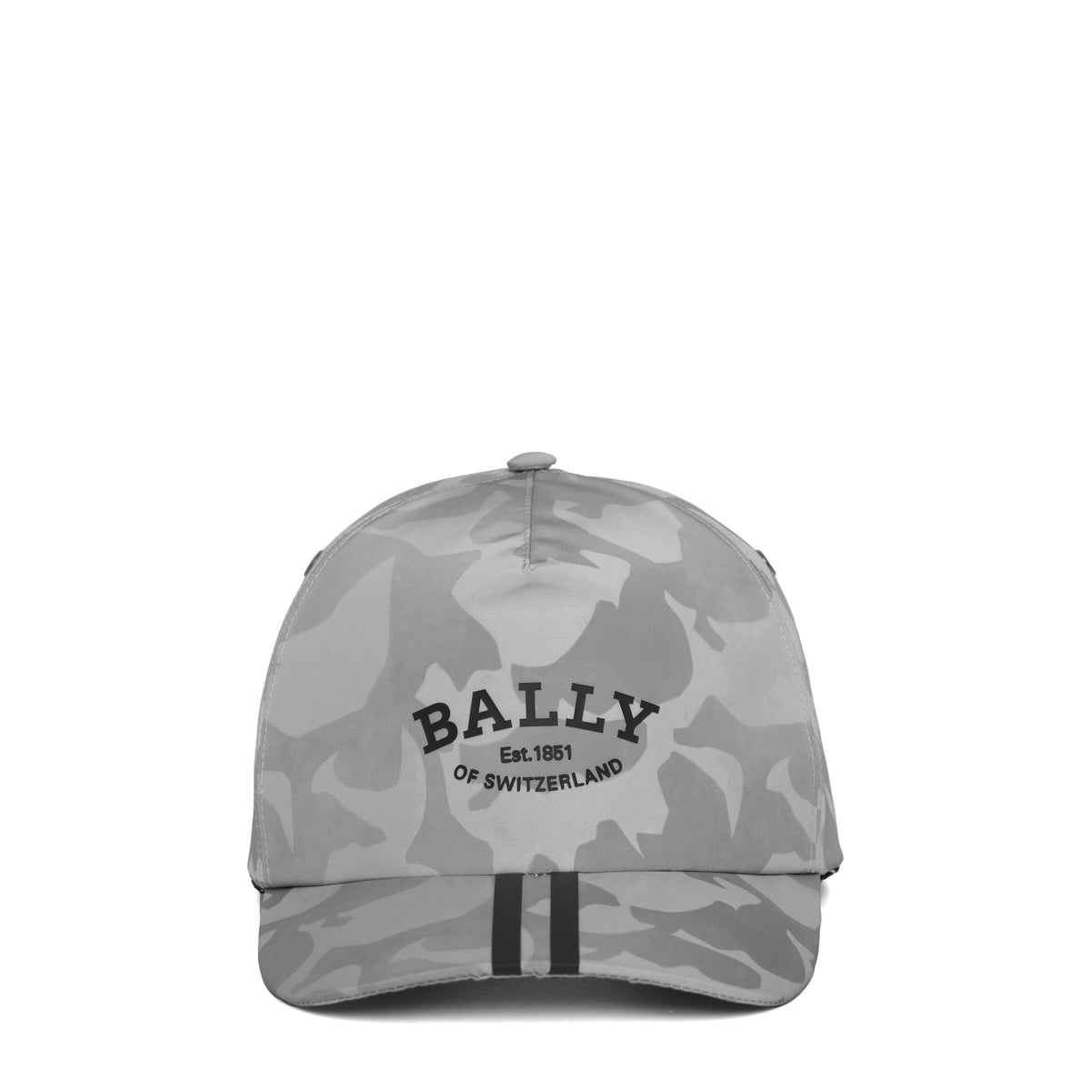 Bally Camouflage Print Baseball Cap