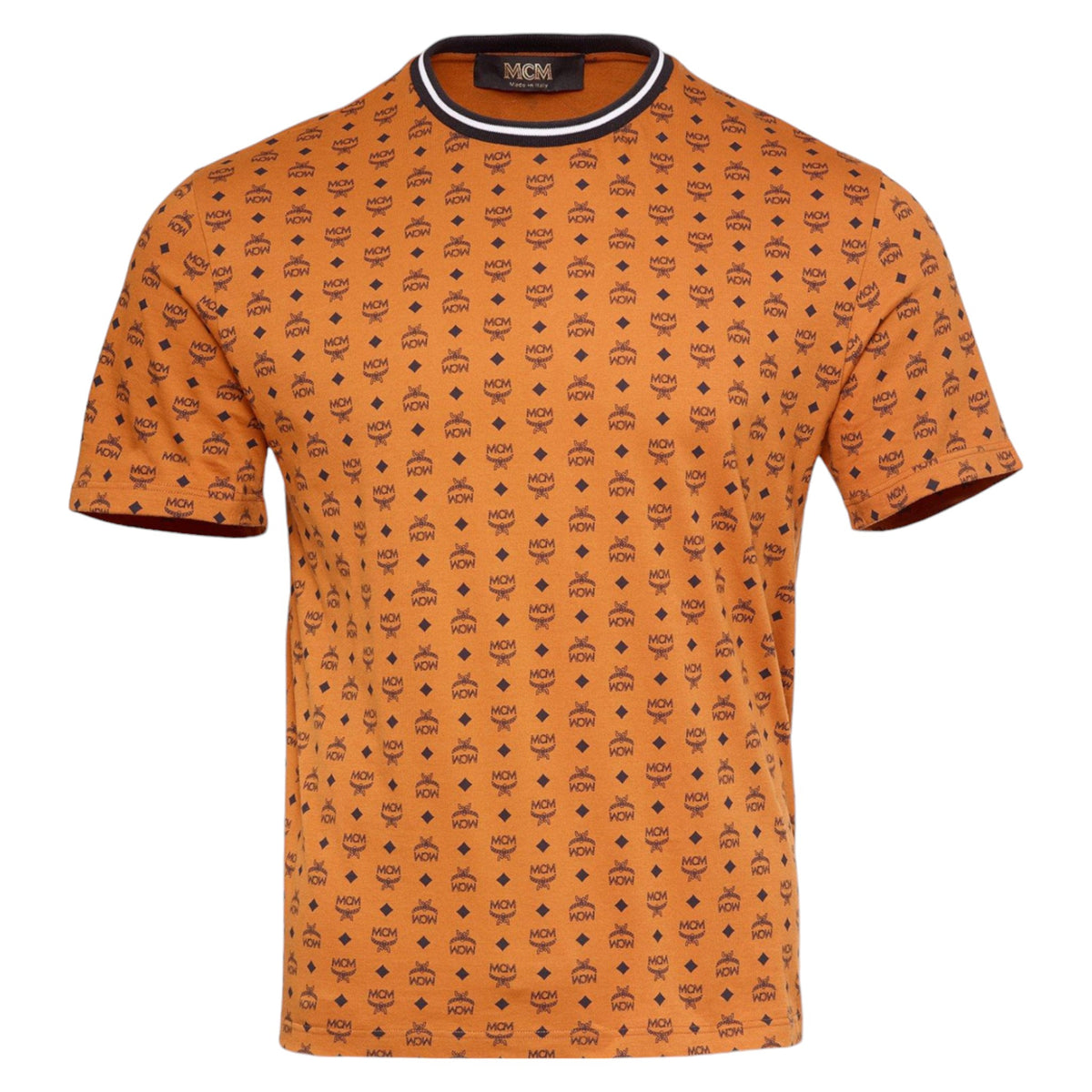 MCM Men's Visetos Print T-Shirt in Organic Cotton