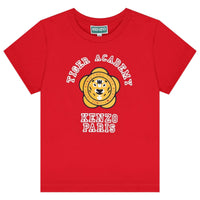 Kenzo Kids Tiger Academy Logo T-Shirt