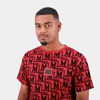 MDB Couture Men's Monogram Woven T-Shirt