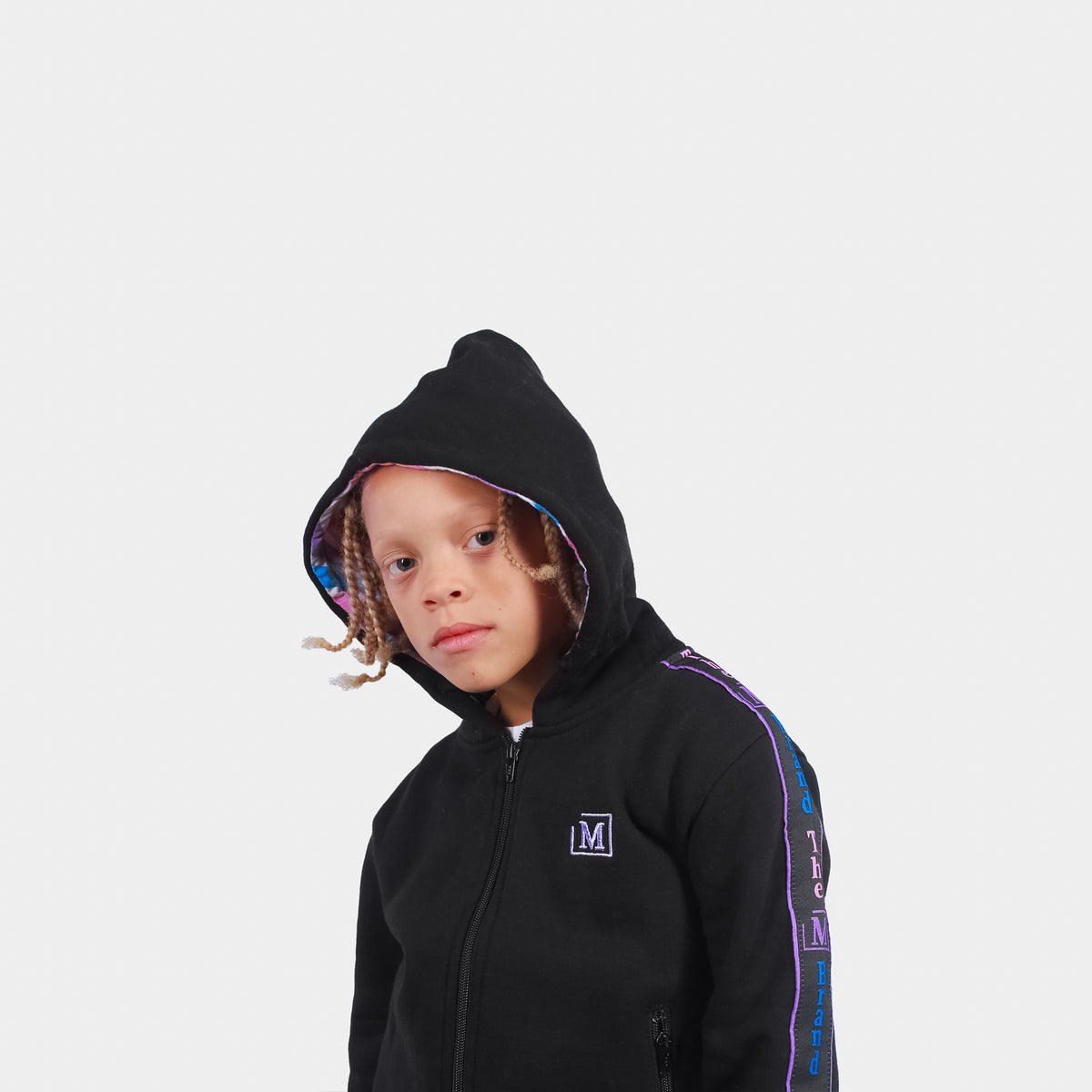 MDB Brand Kids Swirl Hooded Sweatsuit