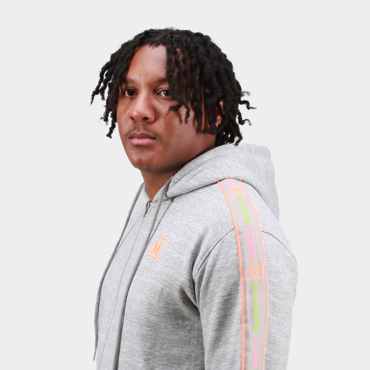 MDB Brand Men's Swirl Hooded Sweatsuit