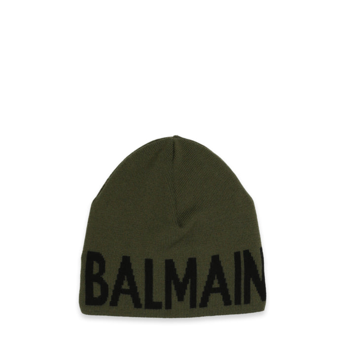 Balmain Kid's Logo Knit Beanie