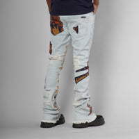 MDB Couture Men's Gallery Threads Stacked Jeans