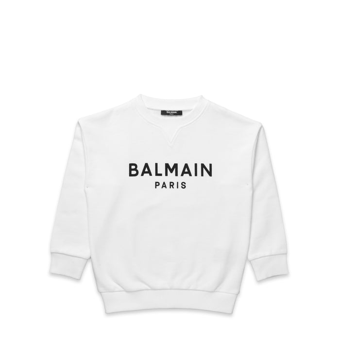 Balmain Kids Logo Crewneck Sweatshirt