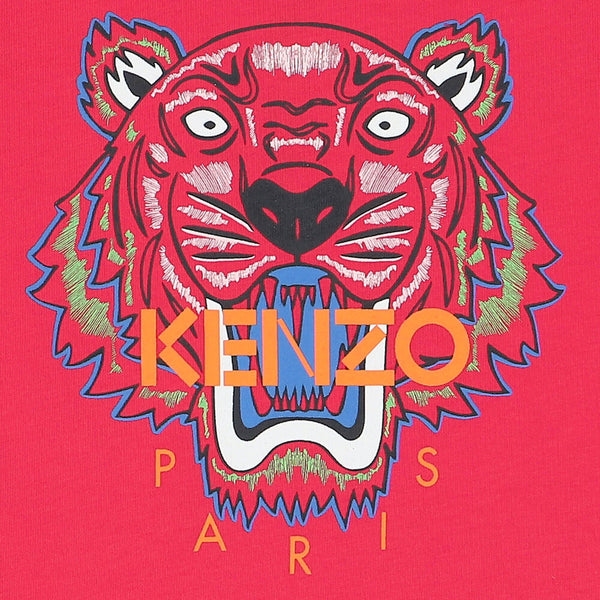 Kenzo Kids Color Tiger Logo T-Shirt