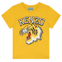 Kenzo Kids Varsity Tiger Logo T-Shirt