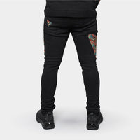 MDB Brand Men's Tapestry Skinny Jeans