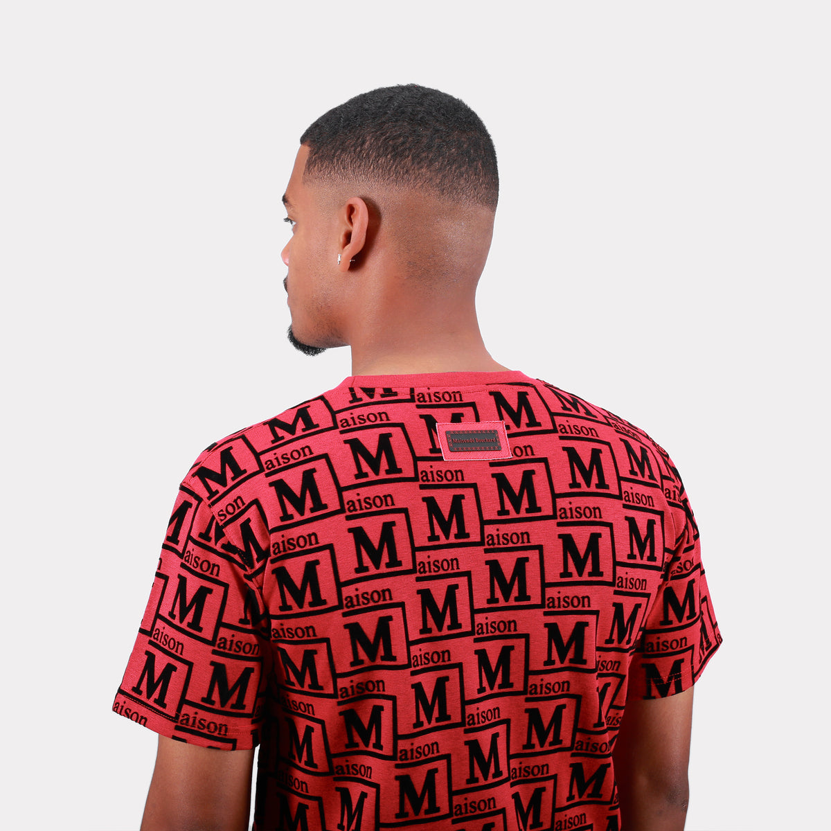 MDB Couture Men's Woven Monogram T-Shirt