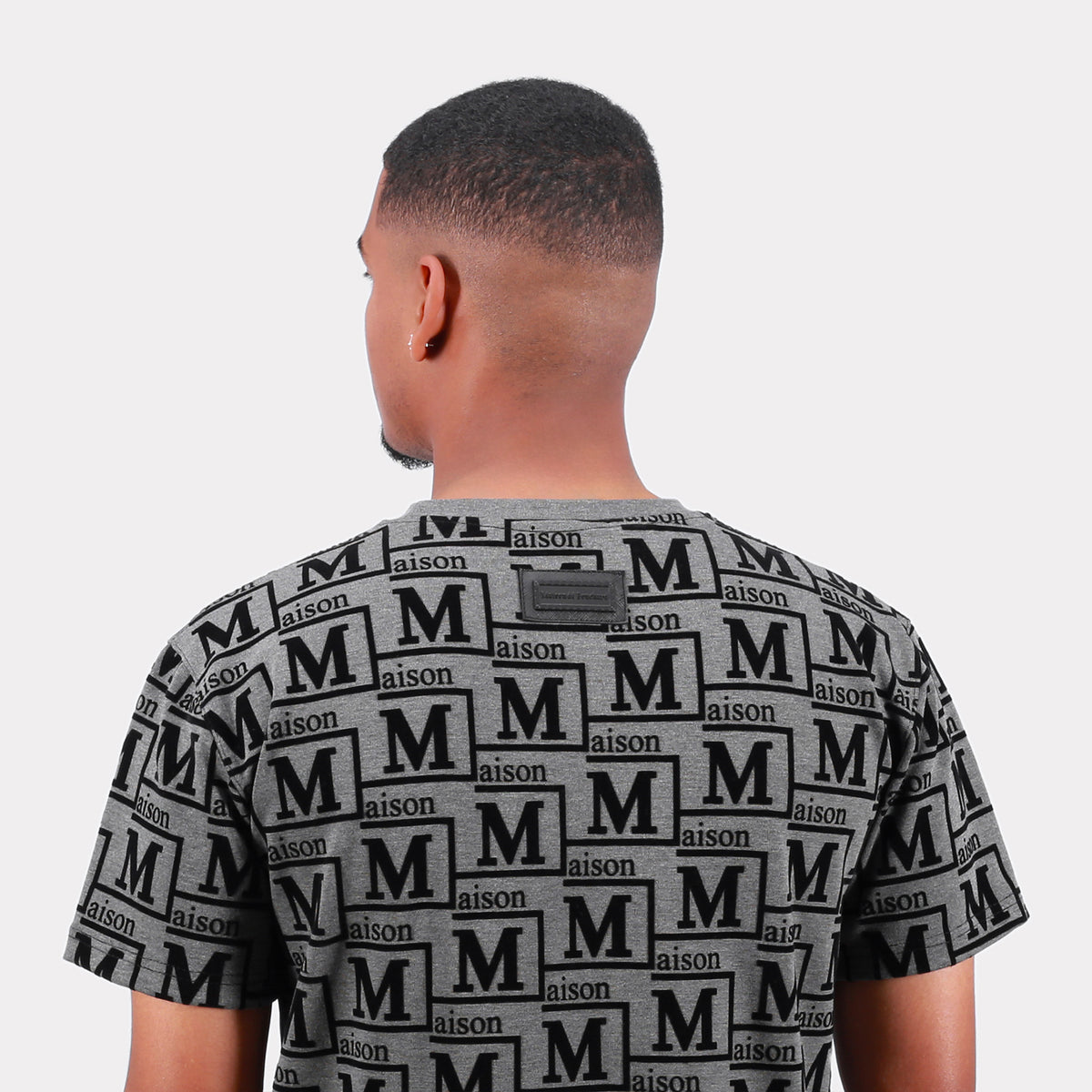 MDB Couture Men's Woven Monogram T-Shirt