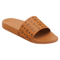 MCM Women's Monogram Print Rubber Slides