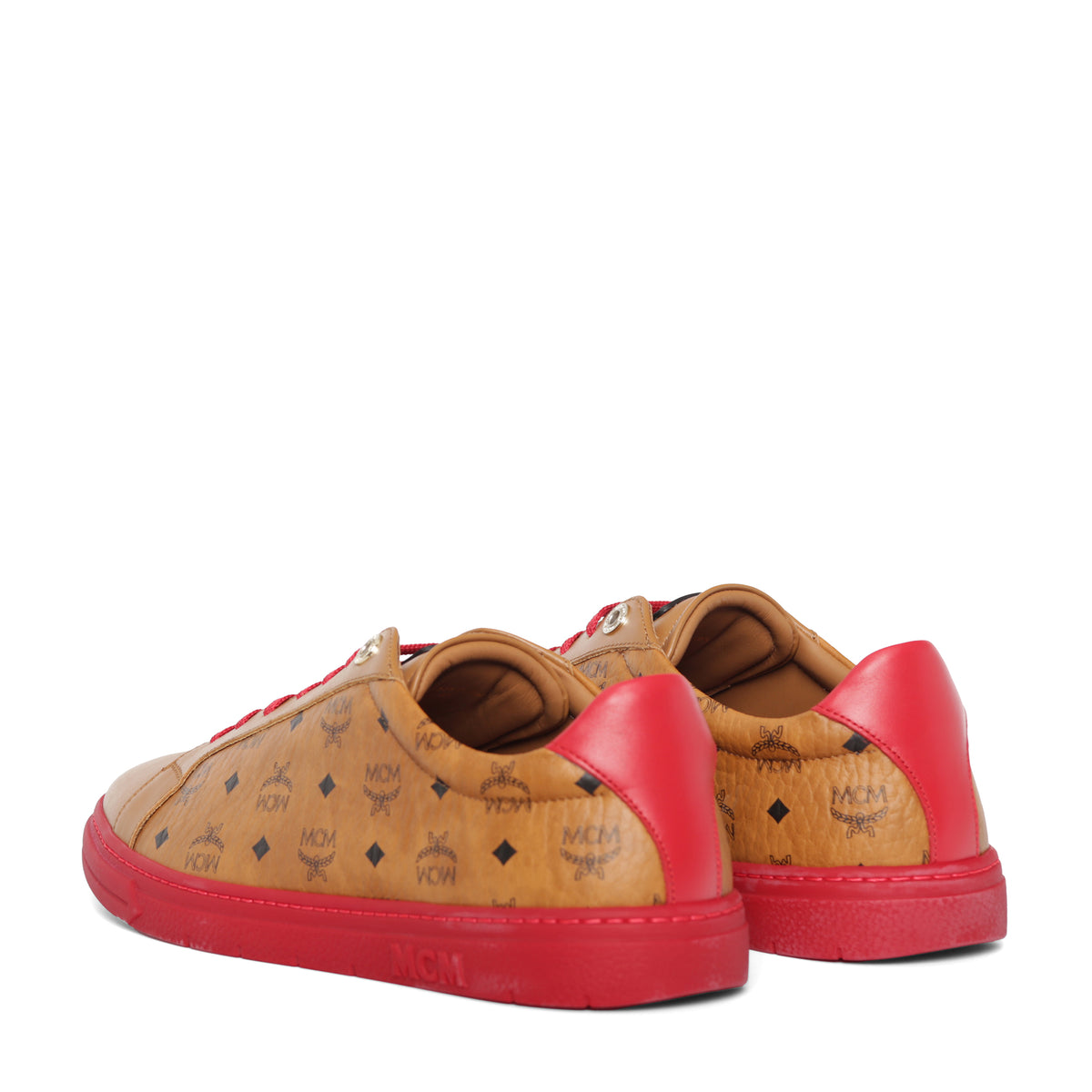 MCM Men's Color Block Terrain Lo Sneakers in Visetos