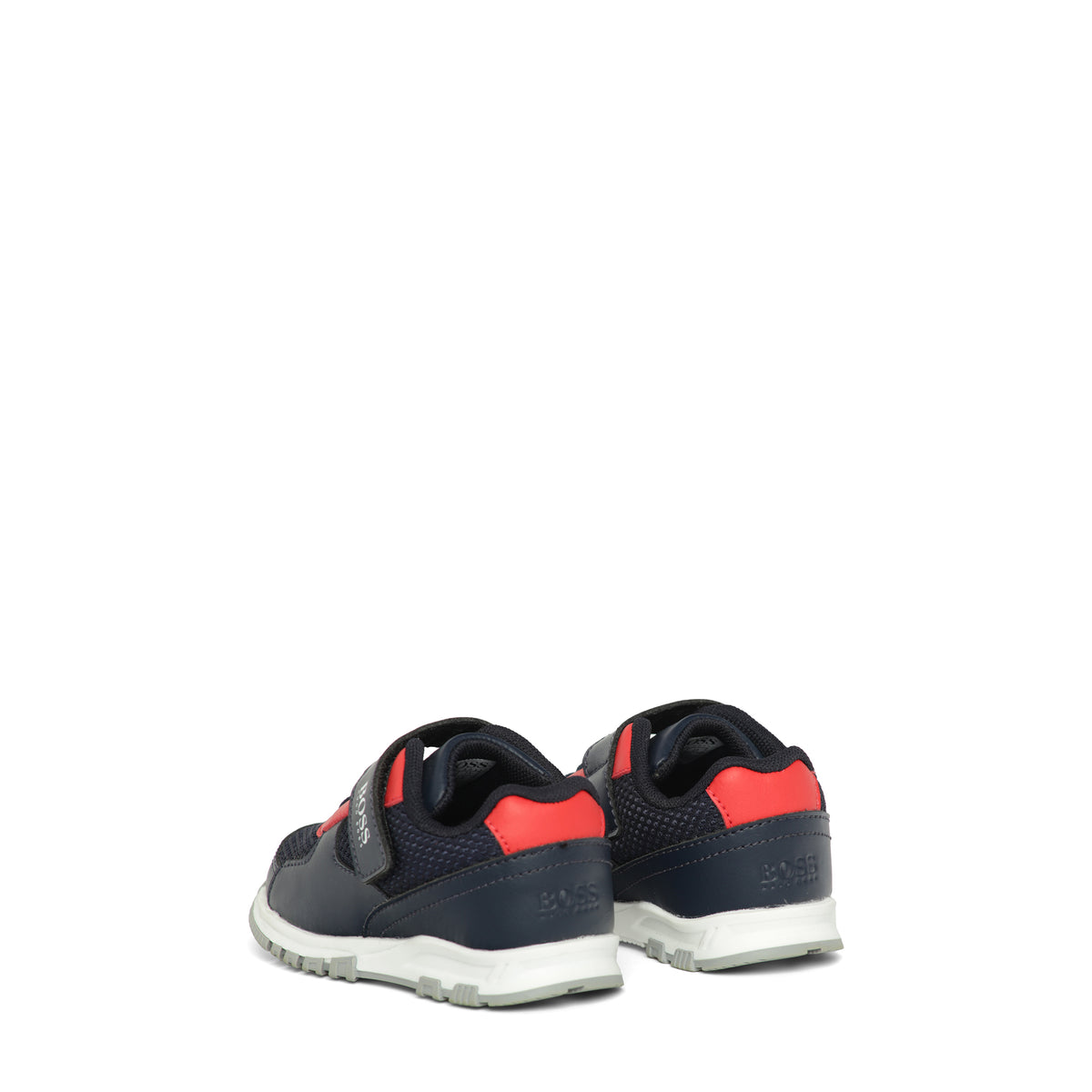 Hugo Boss Kids Logo Velcro Strap Sneakers