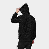 MDB Couture Men's Woven Monogram Hoodie