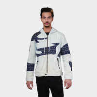 MDB Brand Men's Tapestry Denim Hoodie