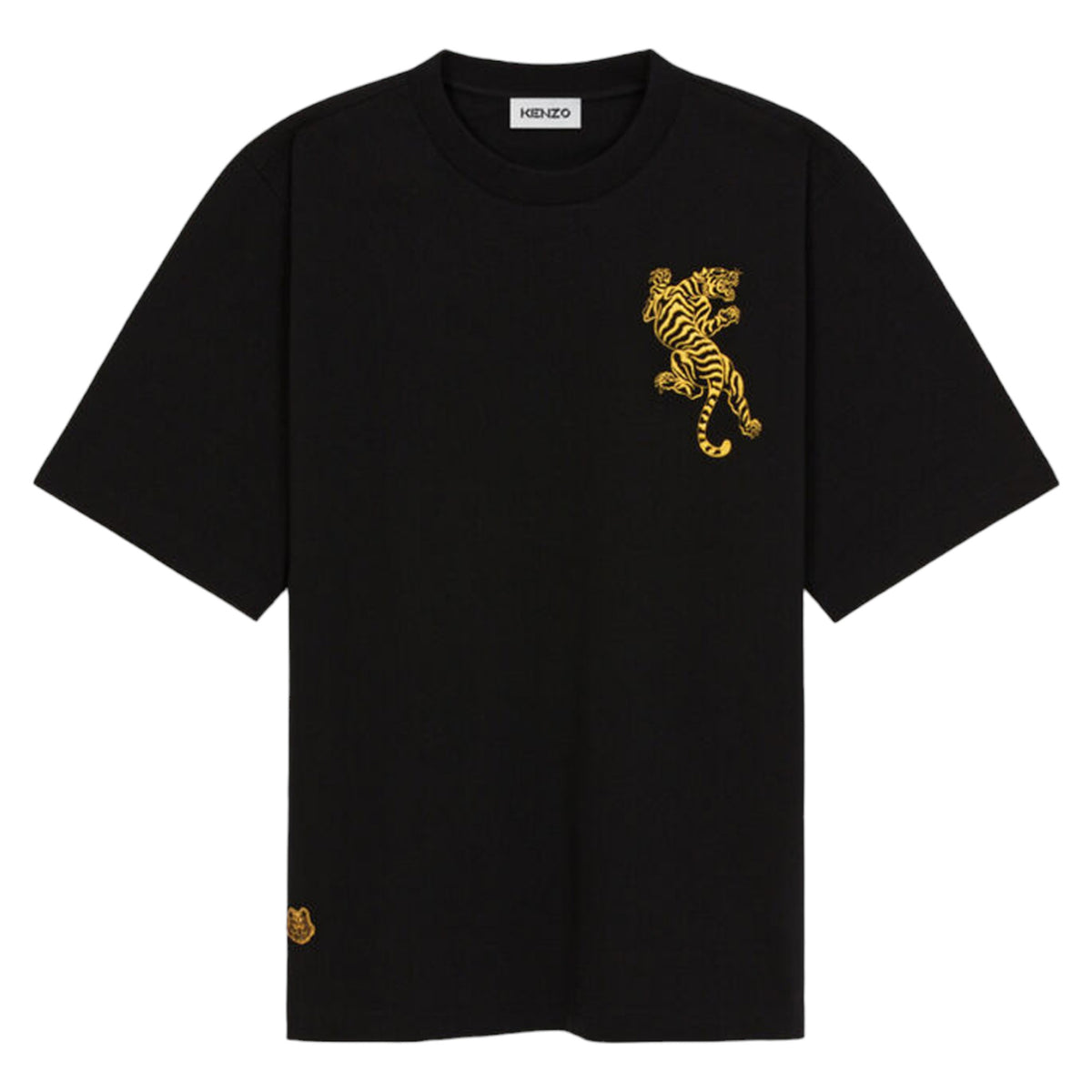 Kenzo Men's 'Year of The Tiger' Climbing Tiger Oversize T-Shirt