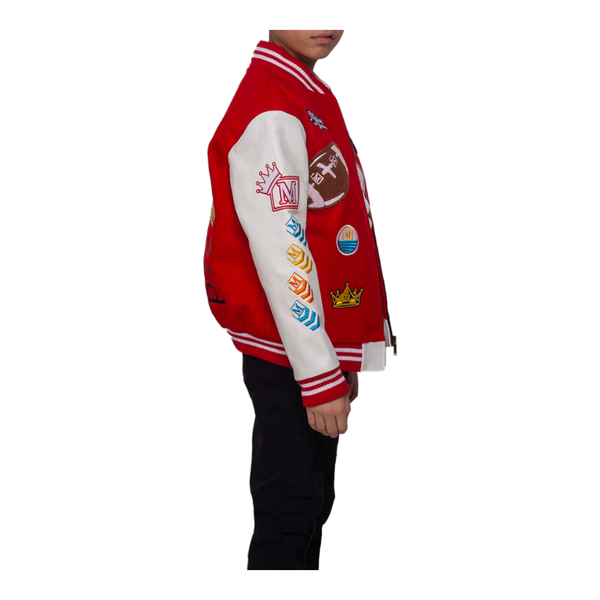 MDB Brand Kids Letterman Jacket