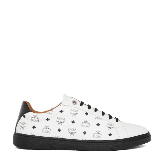 MCM Men's Terrain Lo Color Block Sneakers in Visetos