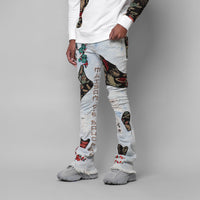 MDB Couture Men's Gallery Threads Stacked Jeans