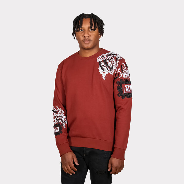 MDB Couture Men's Sauvage Crewneck Sweatshirt