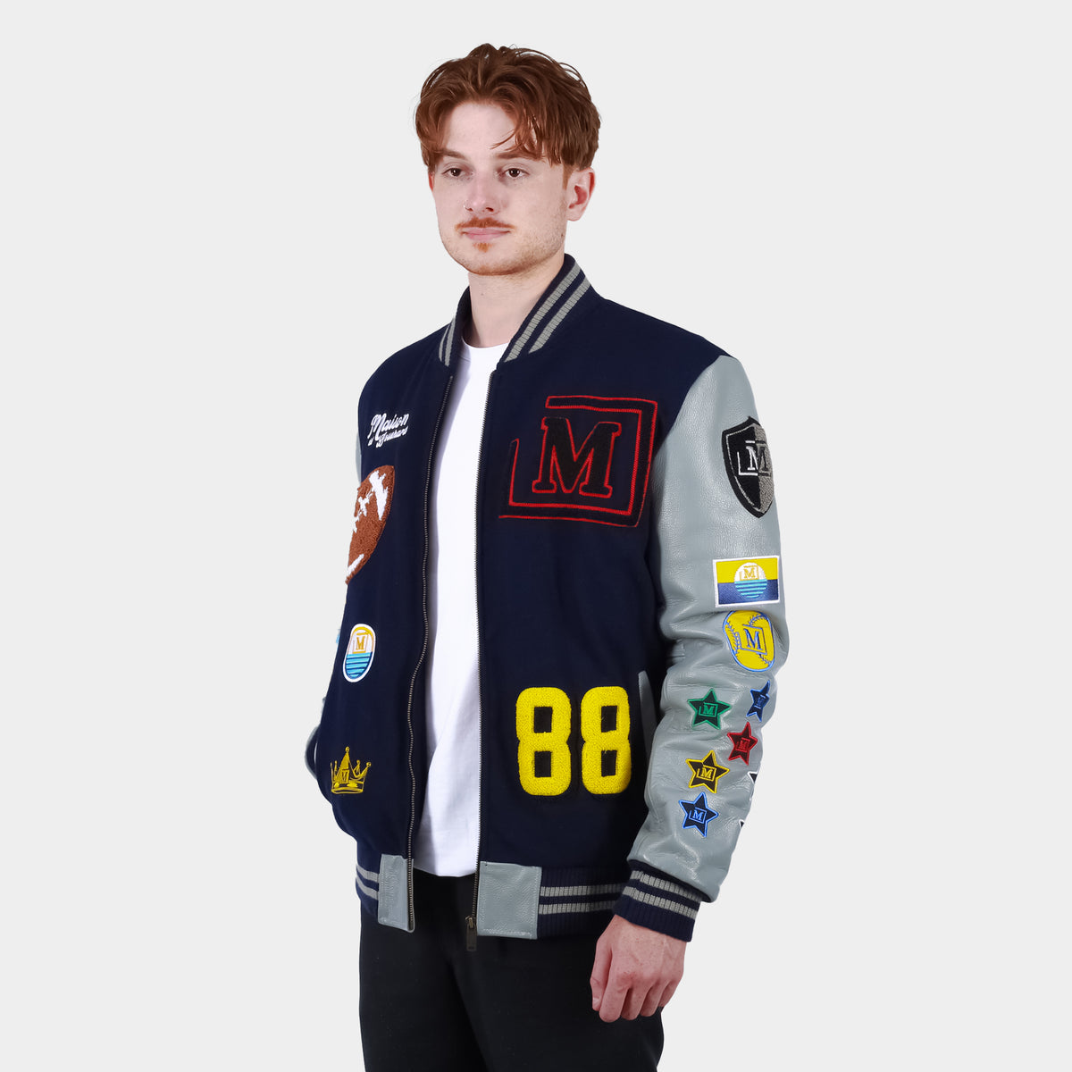 MDB Brand Men's Letterman Jacket