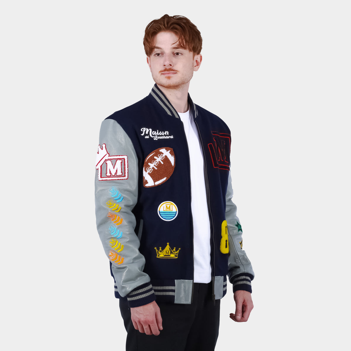 MDB Brand Men's Letterman Jacket