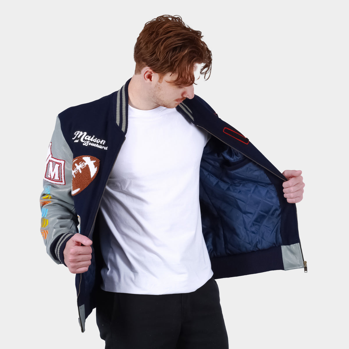 MDB Brand Men's Letterman Jacket