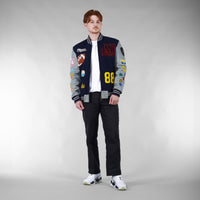 MDB Brand Men's Letterman Jacket