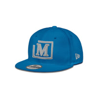 MDB Brand x New Era 9Fifty Snapback Embroidered Baseball Cap - Blue