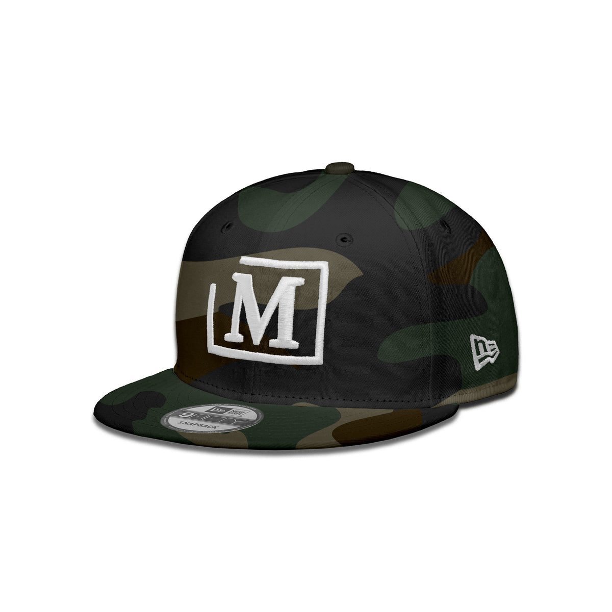 MDB Brand x New Era 9Fifty Snapback Embroidered Baseball Cap - Camo