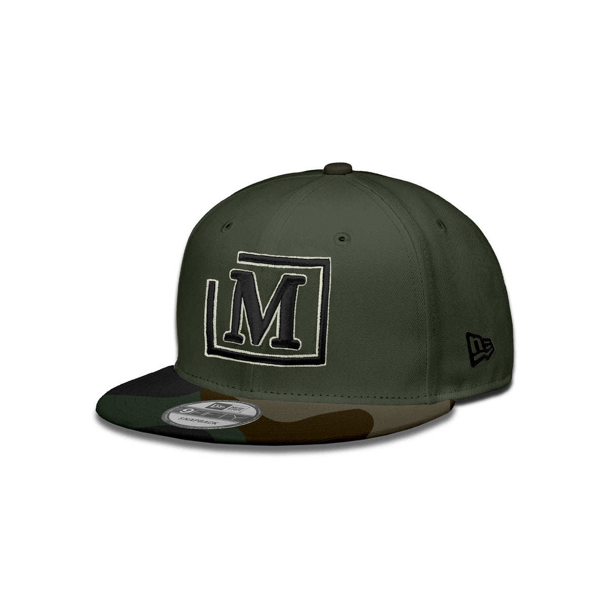 MDB Brand x New Era 9Fifty Snapback Embroidered Baseball Cap - Camo