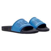 MCM Men's Big Logo Two-Tone Slides