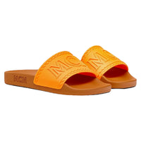 MCM Men's Big Logo Two-Tone Slides