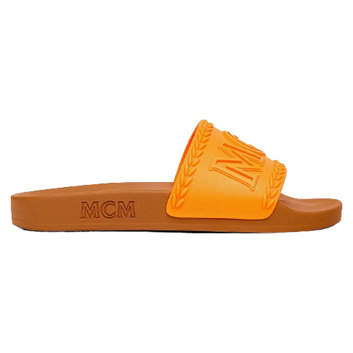 MCM Men's Big Logo Two-Tone Slides