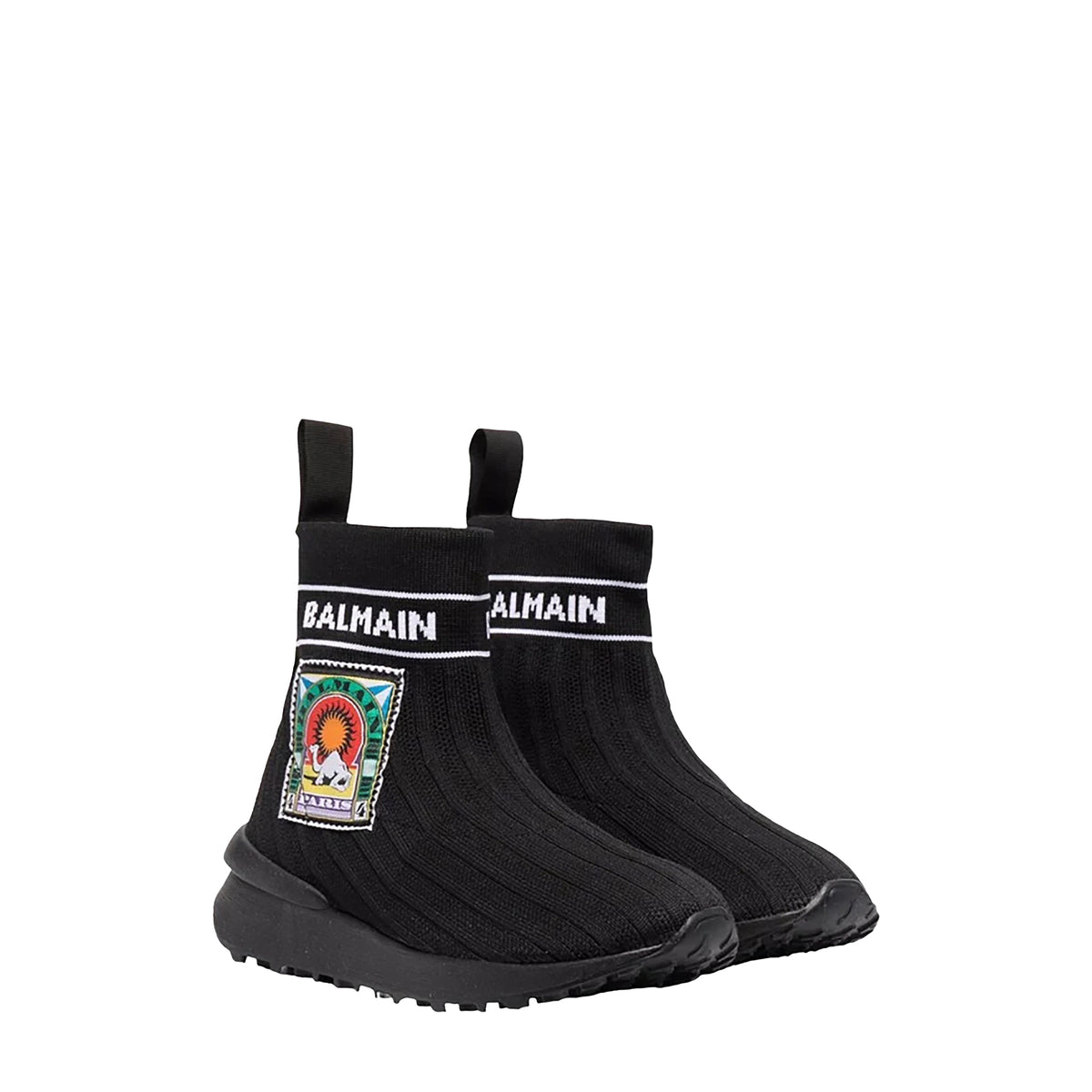 Balmain Kids Desert Patch Sock Shoe