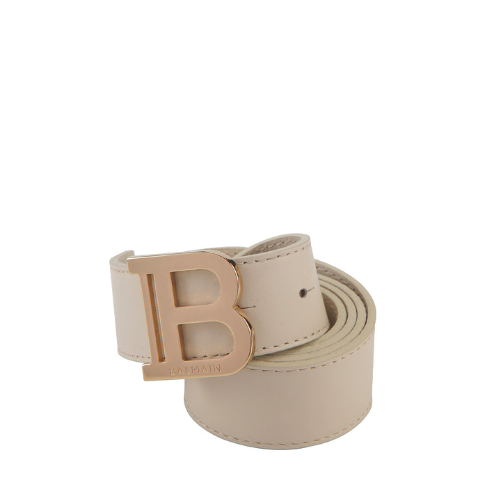 Balmain Kids Gold Logo Belt