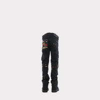 MDB Couture Kids Gallery Threads Stacked Denim Jean - Black Theme